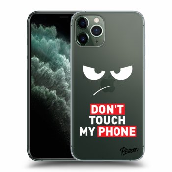 Picasee silikonowe przeźroczyste etui na Apple iPhone 11 Pro - Angry Eyes - Transparent
