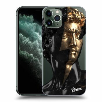 Picasee silikonowe przeźroczyste etui na Apple iPhone 11 Pro - Wildfire - Black