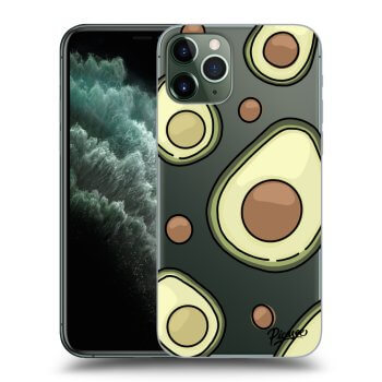 Picasee silikonowe przeźroczyste etui na Apple iPhone 11 Pro - Avocado