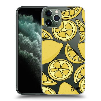 Picasee silikonowe przeźroczyste etui na Apple iPhone 11 Pro - Lemon