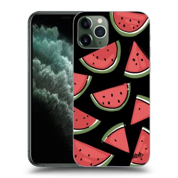 Picasee silikonowe czarne etui na Apple iPhone 11 Pro - Melone
