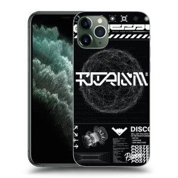 Picasee silikonowe przeźroczyste etui na Apple iPhone 11 Pro - BLACK DISCO