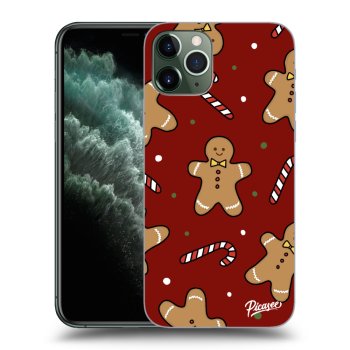 Picasee silikonowe przeźroczyste etui na Apple iPhone 11 Pro - Gingerbread 2