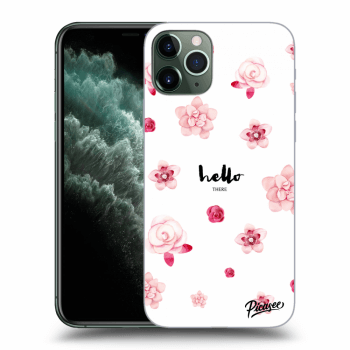 Picasee silikonowe przeźroczyste etui na Apple iPhone 11 Pro - Hello there
