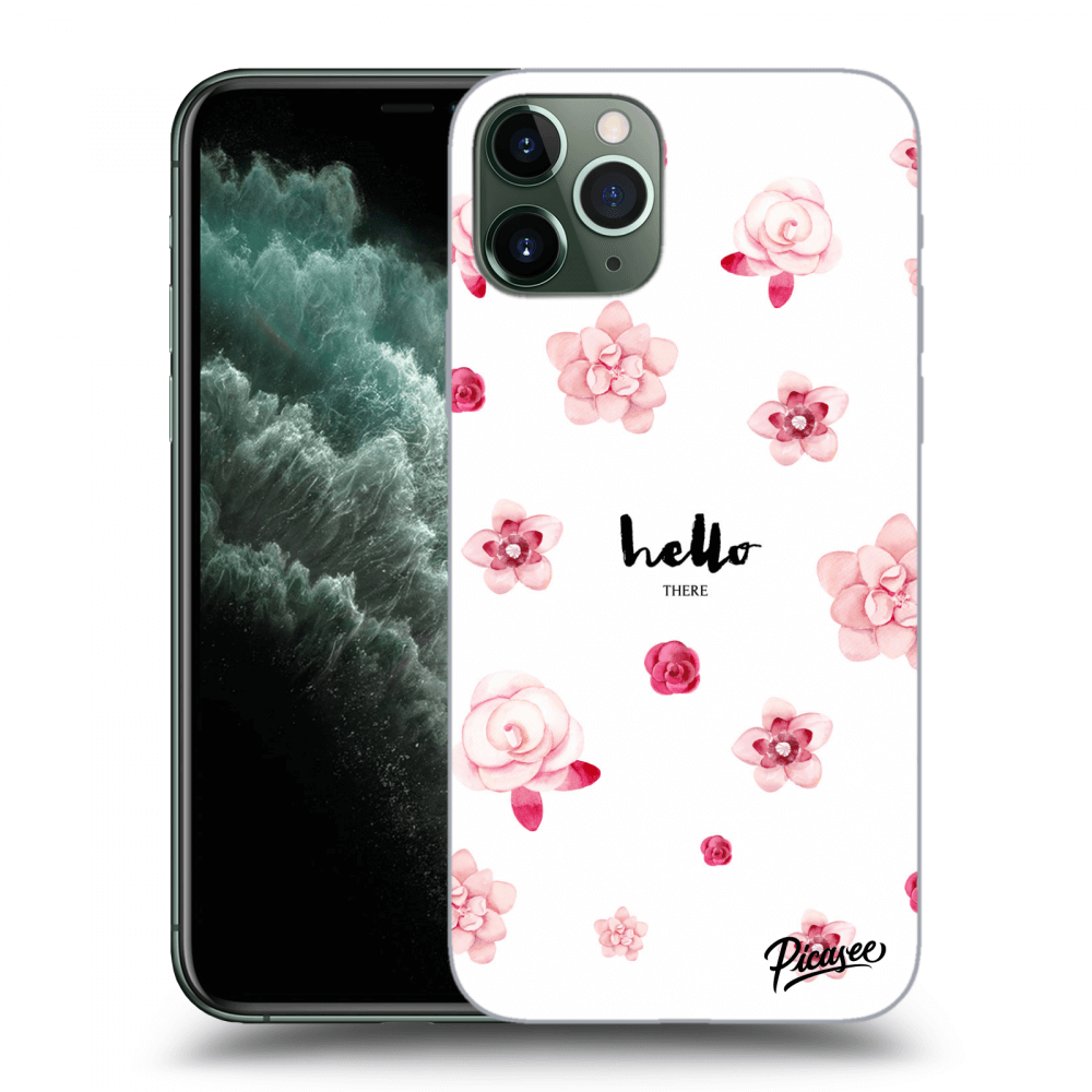 Picasee silikonowe przeźroczyste etui na Apple iPhone 11 Pro - Hello there
