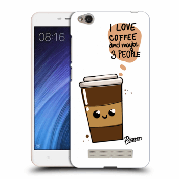 Picasee silikonowe przeźroczyste etui na Xiaomi Redmi 4A - Cute coffee