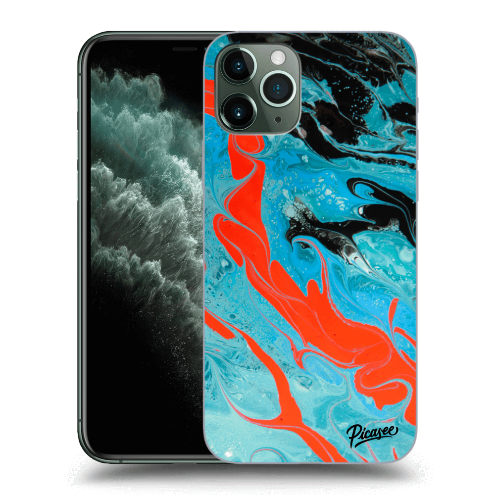 Picasee ULTIMATE CASE pro Apple iPhone 11 Pro Max - Blue Magma