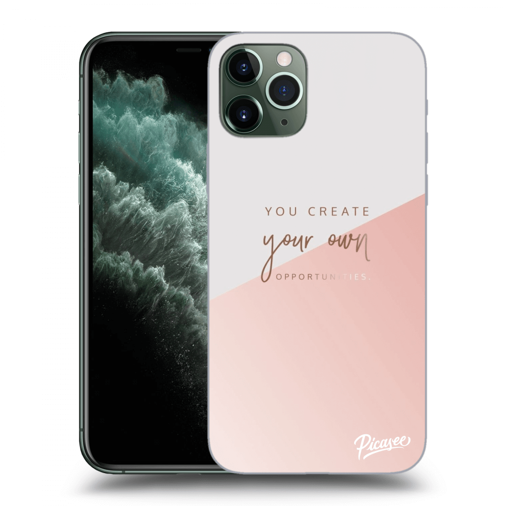 Picasee silikonowe przeźroczyste etui na Apple iPhone 11 Pro Max - You create your own opportunities