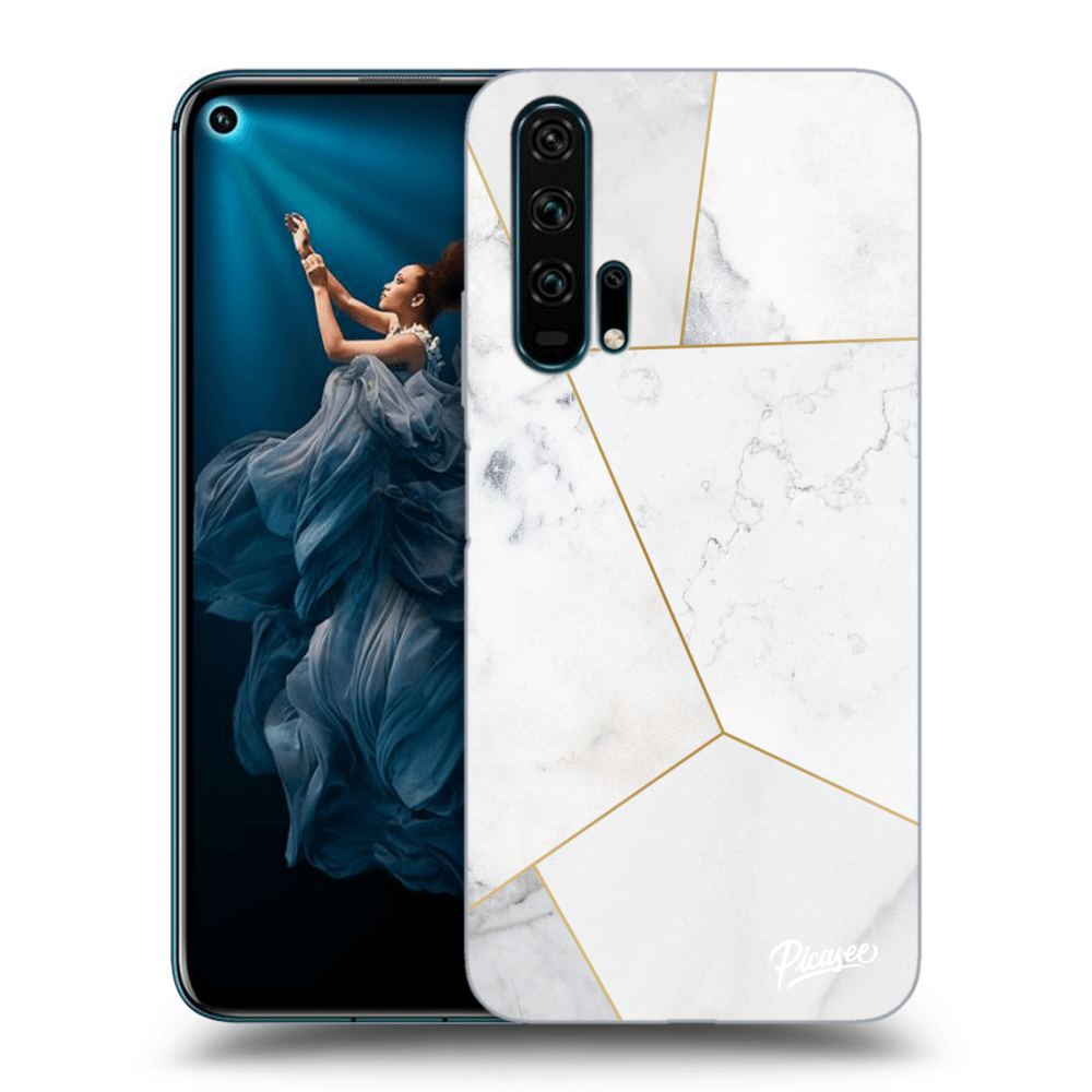 Picasee ULTIMATE CASE pro Honor 20 Pro - White tile
