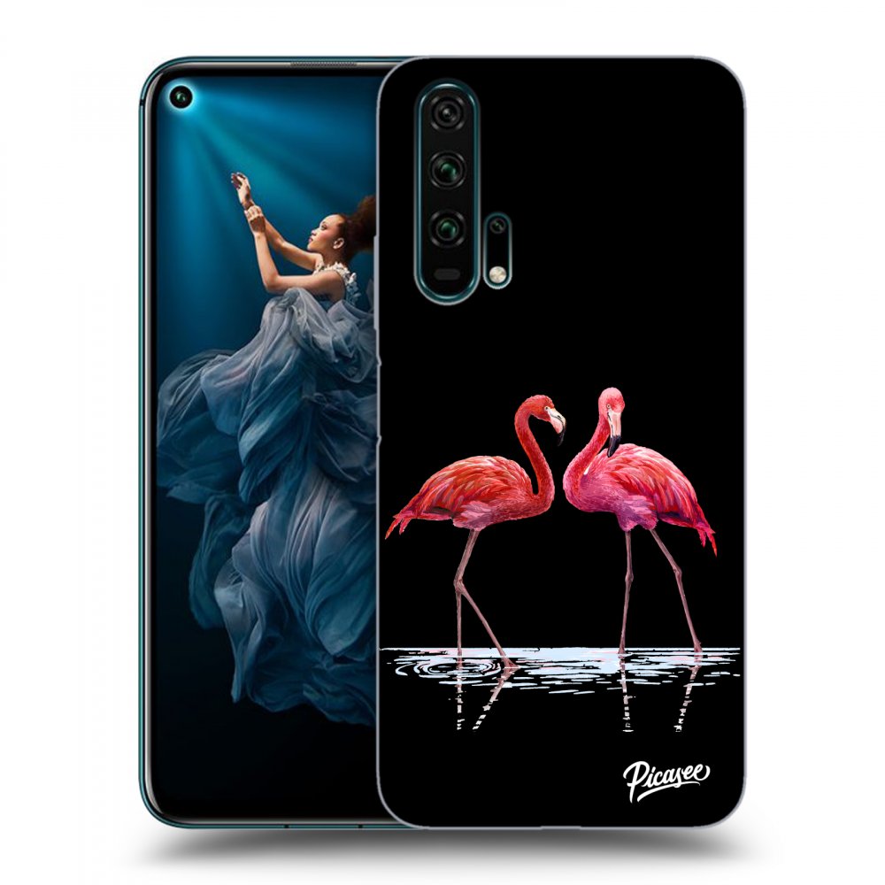 Picasee ULTIMATE CASE pro Honor 20 Pro - Flamingos couple