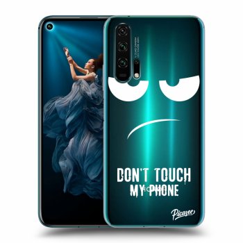 Picasee silikonowe przeźroczyste etui na Honor 20 Pro - Don't Touch My Phone