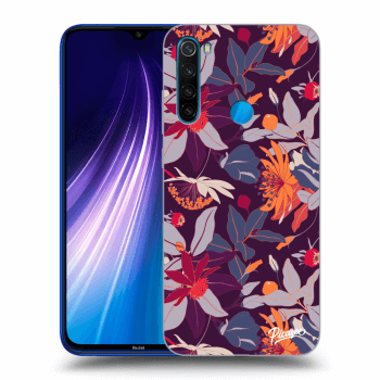 Etui na Xiaomi Redmi Note 8 - Purple Leaf