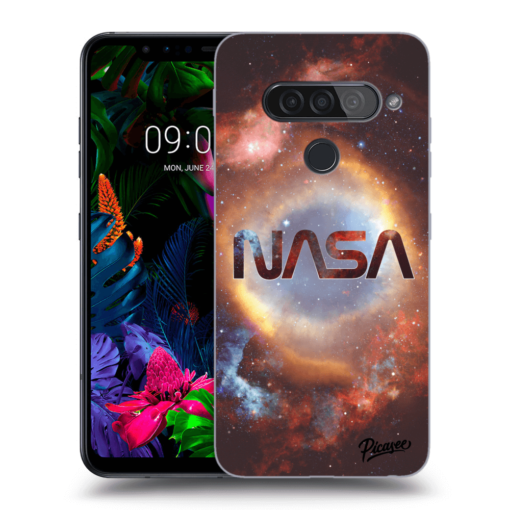 Picasee silikonowe przeźroczyste etui na LG G8s ThinQ - Nebula