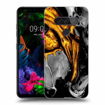 Etui na LG G8s ThinQ - Black Gold