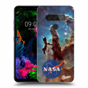 Picasee silikonowe przeźroczyste etui na LG G8s ThinQ - Eagle Nebula