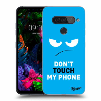 Etui na LG G8s ThinQ - Angry Eyes - Blue