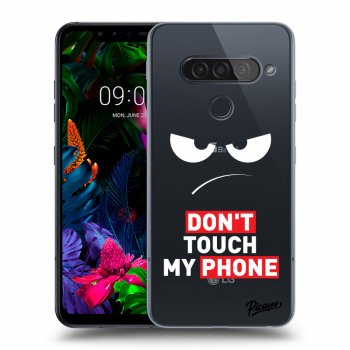 Etui na LG G8s ThinQ - Angry Eyes - Transparent