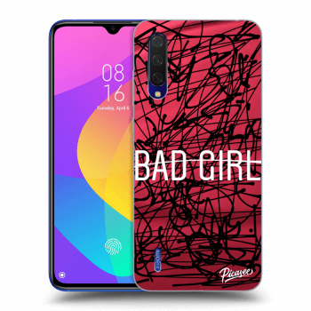 Picasee silikonowe czarne etui na Xiaomi Mi 9 Lite - Bad girl
