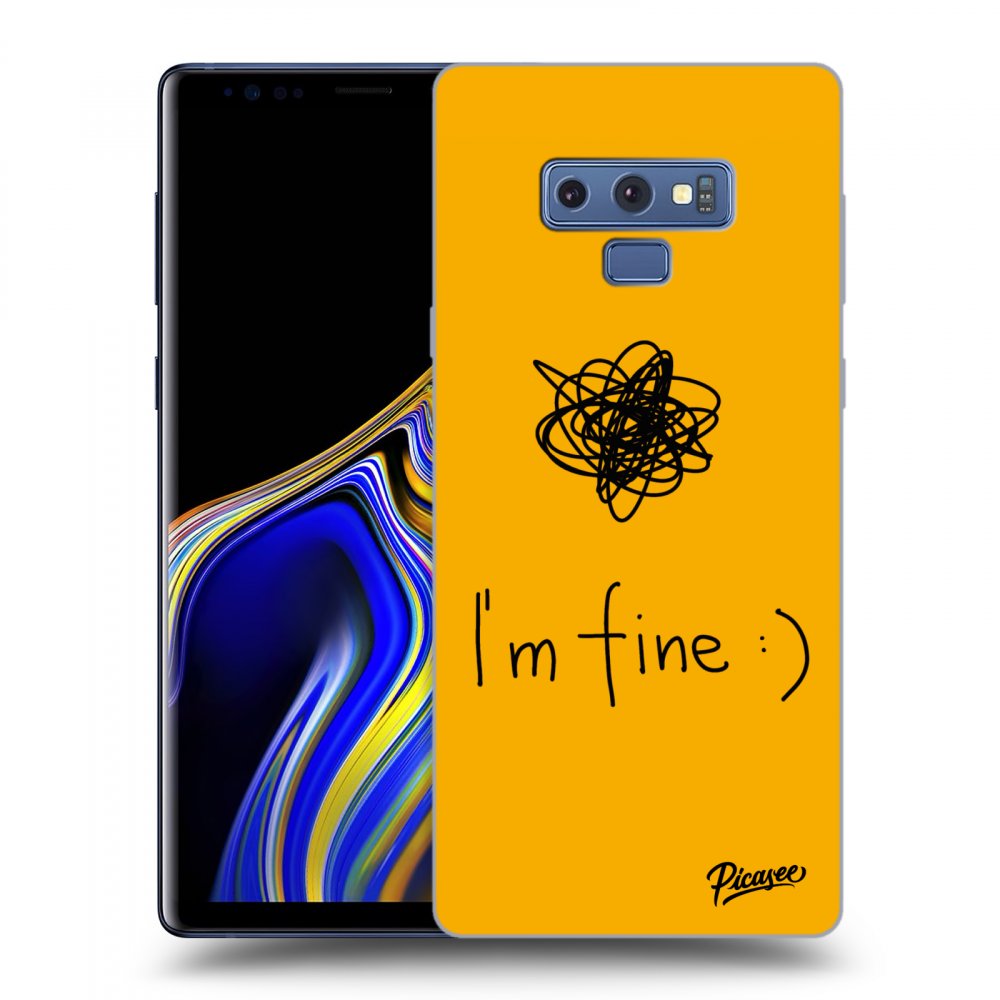 Picasee ULTIMATE CASE pro Samsung Galaxy Note 9 N960F - I am fine