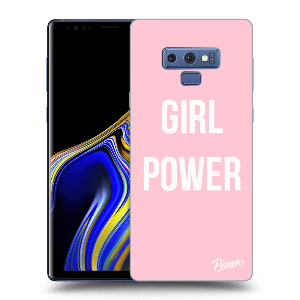 Picasee silikonowe czarne etui na Samsung Galaxy Note 9 N960F - Girl power
