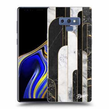 Picasee ULTIMATE CASE pro Samsung Galaxy Note 9 N960F - Black & White tile