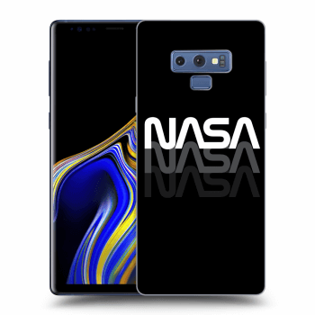 Picasee silikonowe czarne etui na Samsung Galaxy Note 9 N960F - NASA Triple