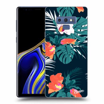 Picasee silikonowe czarne etui na Samsung Galaxy Note 9 N960F - Monstera Color