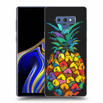 Picasee silikonowe czarne etui na Samsung Galaxy Note 9 N960F - Pineapple
