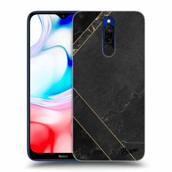 Etui na Xiaomi Redmi 8 - Black tile