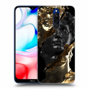 Etui na Xiaomi Redmi 8 - Gold - Black