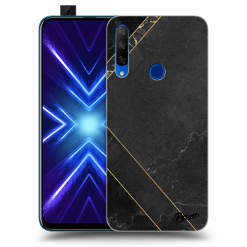 Etui na Honor 9X - Black tile