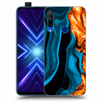 Etui na Honor 9X - Gold blue