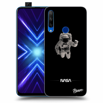 Picasee silikonowe przeźroczyste etui na Honor 9X - Astronaut Minimal