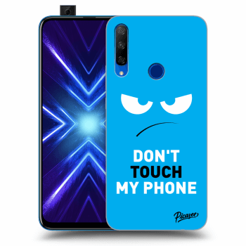 Etui na Honor 9X - Angry Eyes - Blue