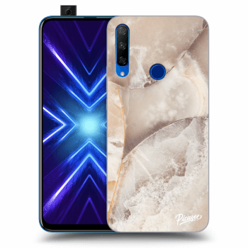 Etui na Honor 9X - Cream marble