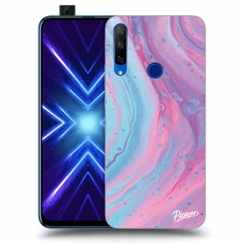 Etui na Honor 9X - Pink liquid