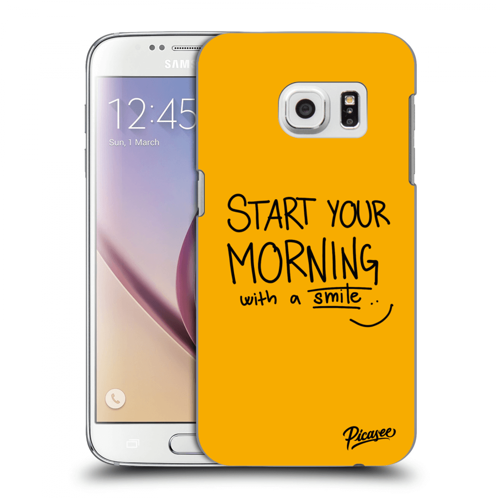 Picasee silikonowe przeźroczyste etui na Samsung Galaxy S7 G930F - Smile