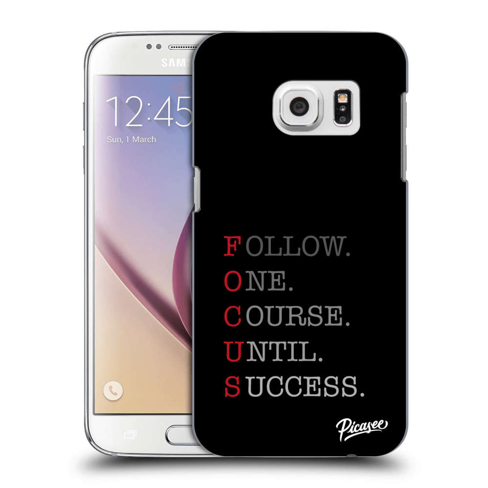 Picasee silikonowe przeźroczyste etui na Samsung Galaxy S7 G930F - Focus