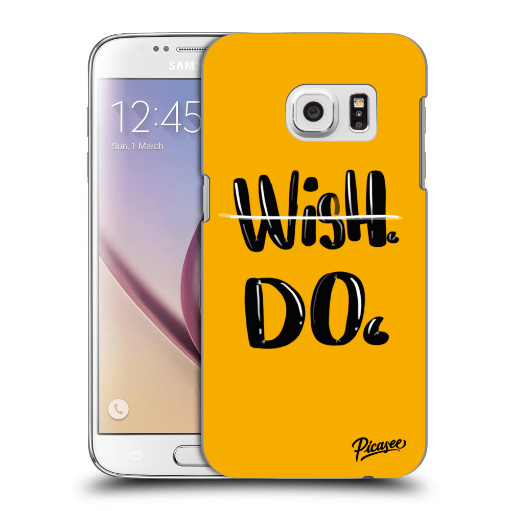 Picasee silikonowe przeźroczyste etui na Samsung Galaxy S7 G930F - Wish Do