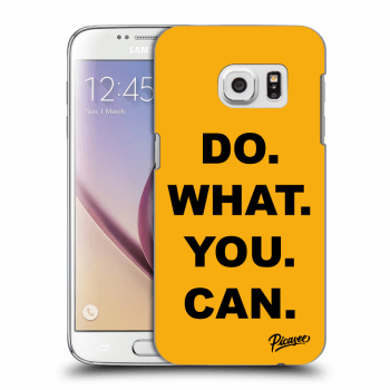 Picasee silikonowe przeźroczyste etui na Samsung Galaxy S7 G930F - Do What You Can