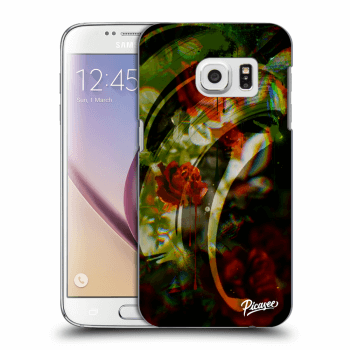 Picasee silikonowe przeźroczyste etui na Samsung Galaxy S7 G930F - Roses color