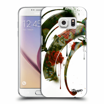 Picasee silikonowe przeźroczyste etui na Samsung Galaxy S7 G930F - Roses white