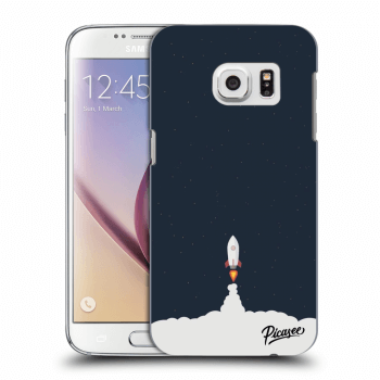 Picasee silikonowe przeźroczyste etui na Samsung Galaxy S7 G930F - Astronaut 2