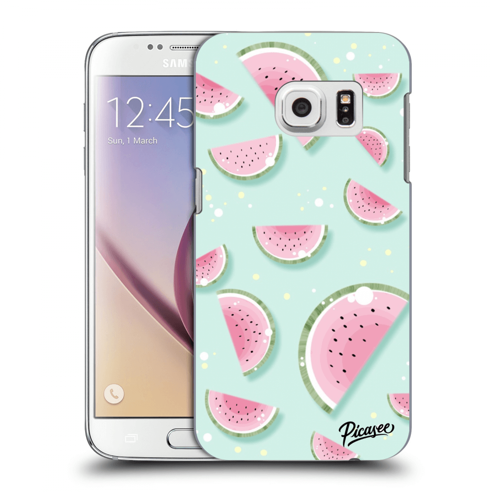 Picasee silikonowe przeźroczyste etui na Samsung Galaxy S7 G930F - Watermelon 2