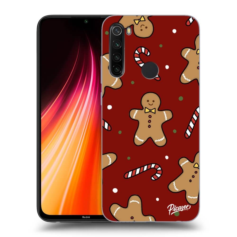 Picasee silikonowe czarne etui na Xiaomi Redmi Note 8T - Gingerbread 2