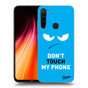 Etui na Xiaomi Redmi Note 8T - Angry Eyes - Blue
