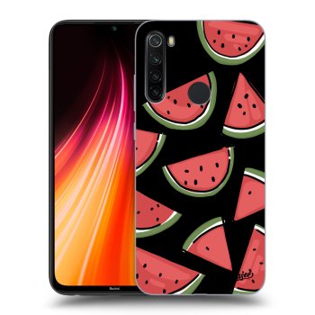 Picasee silikonowe czarne etui na Xiaomi Redmi Note 8T - Melone
