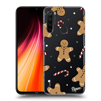 Picasee silikonowe przeźroczyste etui na Xiaomi Redmi Note 8T - Gingerbread