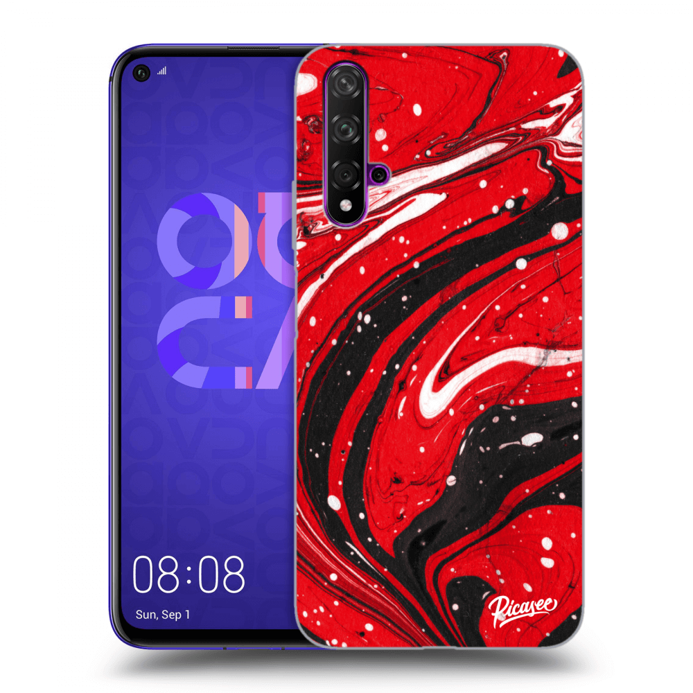 Picasee ULTIMATE CASE pro Huawei Nova 5T - Red black