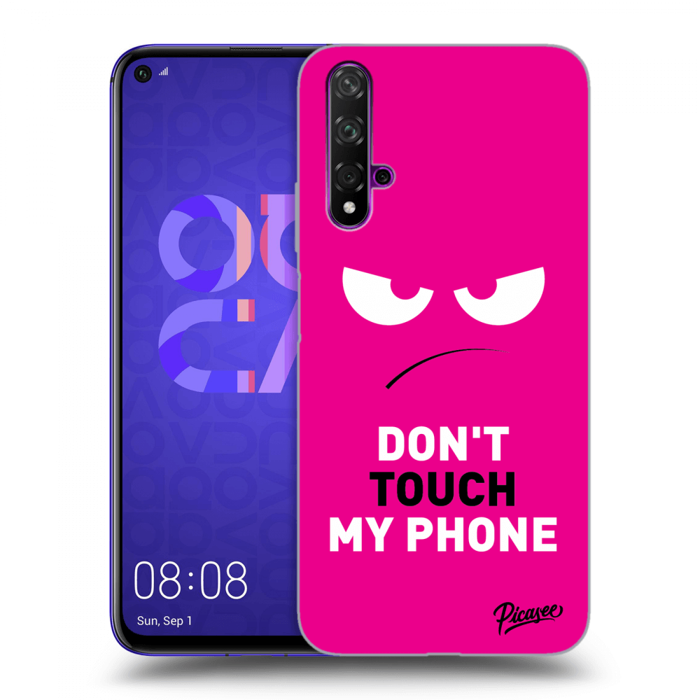 Picasee ULTIMATE CASE pro Huawei Nova 5T - Angry Eyes - Pink